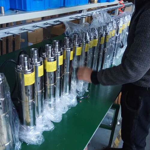 太阳能互补大功率潜水电泵SP不锈钢深井潜水泵4HP5HP非洲光伏水泵