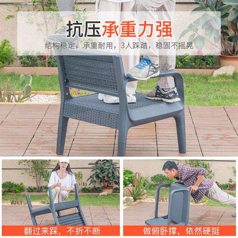 休闲家具户外沙发别墅露台休闲阳台庭院现代懒人仿藤桌椅套装组合