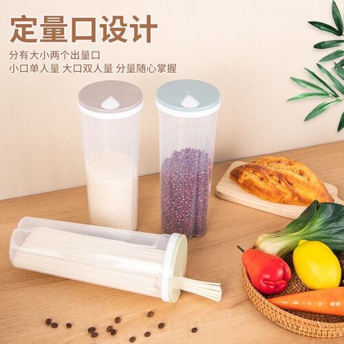 Clear Thick Plastic Airtight Container for Kitchen Storage -