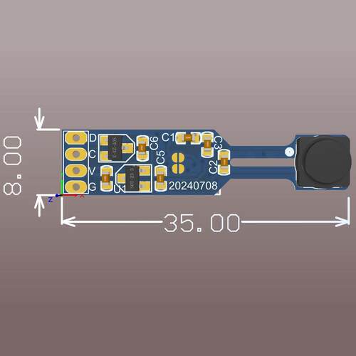 高精SHT40SHT41SHT45温湿度传感modbus温湿度模组RS485温湿度模组