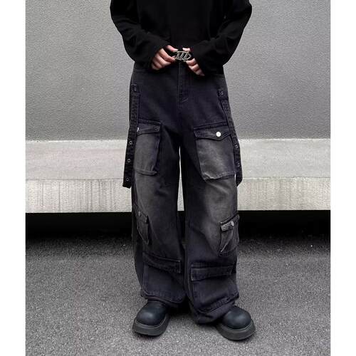 Wide Leg Jeans Spring To Summer Hip Hop Baggy Denim Pants
