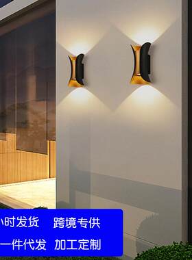 室外壁灯简约户外室内防水院外庭墙大业门入户圆形别工JQY76620风