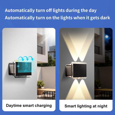 灯r户外围庭院灯跨HSG-1855境sola light光控大门口栅墙栏RGB氛洗