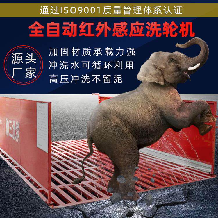 建筑工程封闭洗轮机工程洗车机平板冲洗台全自动洗车机设备