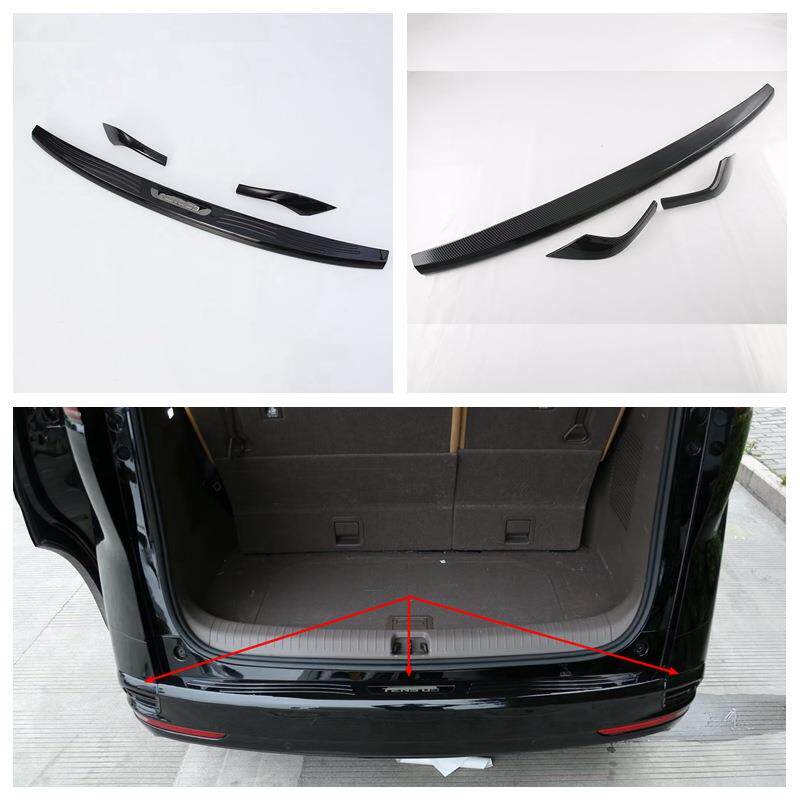 22腾势D9后杠饰条汽车改装 适用Denza D9后护板 保险杠