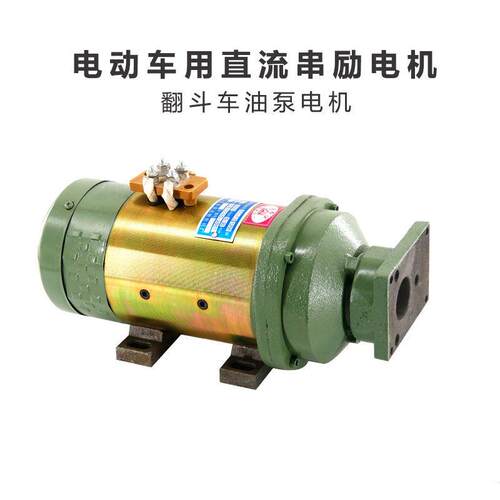 三轮电动车电机工程车48v60v液压油泵翻斗车配件有刷直流串励电机
