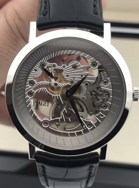 公价37万】98新40mmn伯爵18k白金G0A33115手动机械男士手表正品