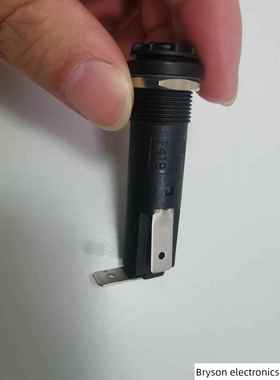 英国BULGIN FX0419保险丝座面板安装 250V16A 尺寸6.3x32MM F419