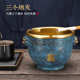 黄铜烟灰缸家用室内客厅茶几办公室大号创意个性 潮流烟缸茶几摆件