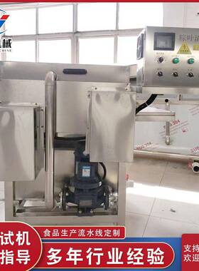 全自动箬竹叶白果叶刷洗机粽子粽叶清洗机设备粽叶毛刷清洗机