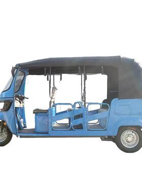 TUK-TUK三排顺座9座嘟嘟车载客电动三轮车摇臂前减震代步车观光车