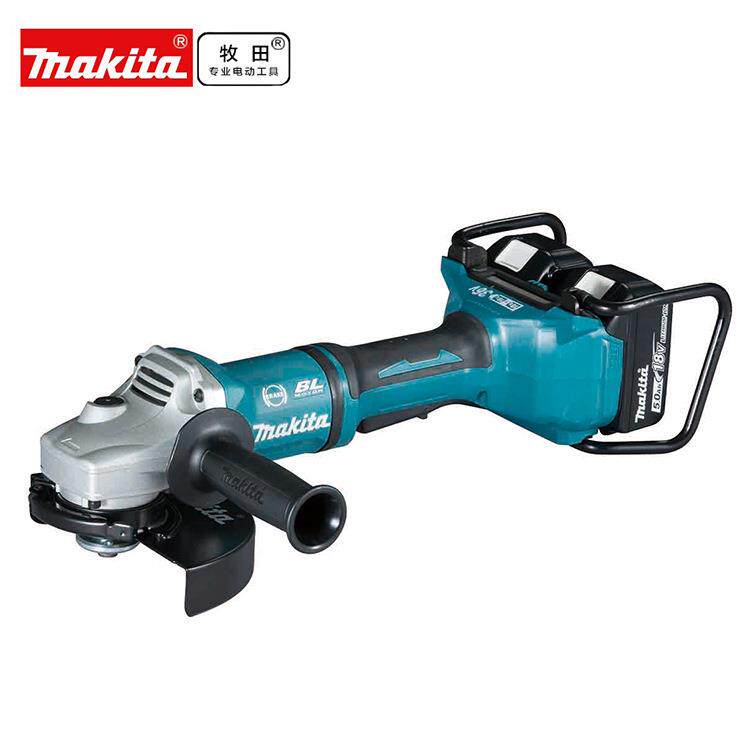牧田(MAKITA)锂电充电式角向磨光机防尘防水滴无刷 DGA700PT2/Z