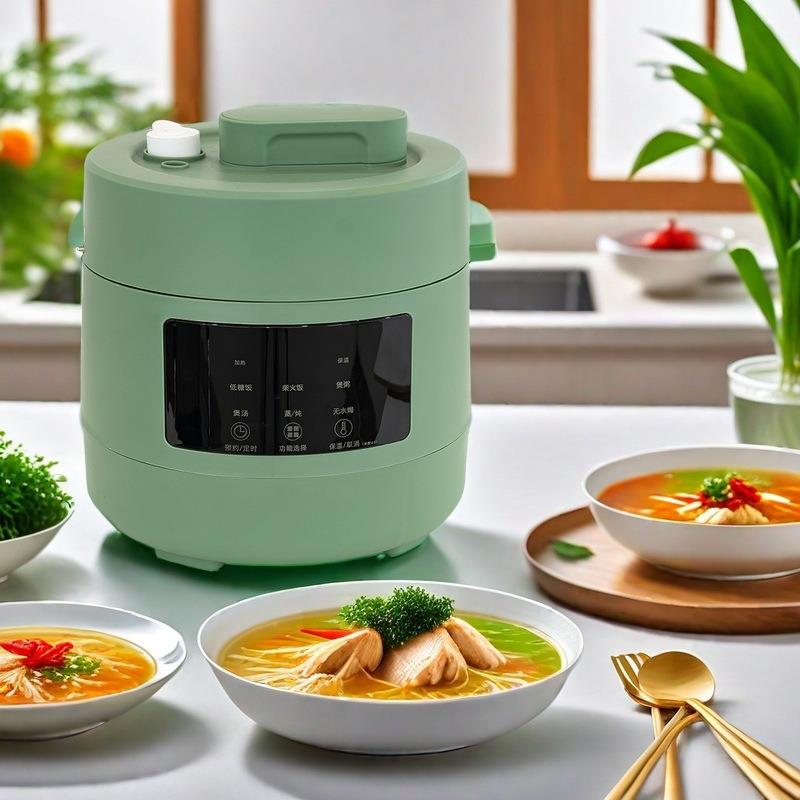 爆款迷你2L宿舍家用多功能煲汤炖锅煮高压力锅电饭煲智能预约功能