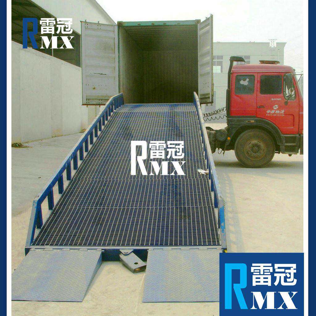 手动登车桥液压升降手摇支腿物流货场装车卸货台