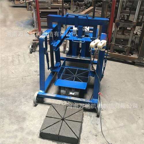 新款小型水泥砌块砖机三角砖制砖机层斜砌顶预制三角块机械