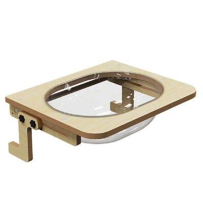Wooden Cat Hammock Wall-Mounted Cat Wall Shelf with Clear