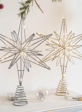 Christmas Decoration Christmas Iron Tree Top Star Christmas