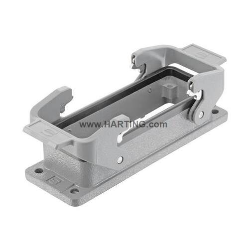 H扣ATING浩819R亭工业连接器09300241301IP67双安开孔装底座