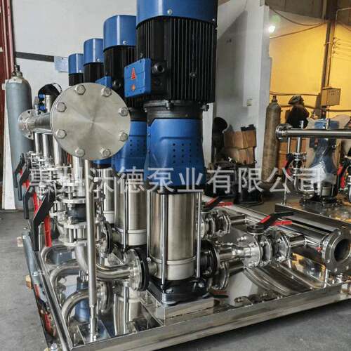 CDM多级泵全自动不锈钢立式智能轻型管道生活二次供水设备泵房