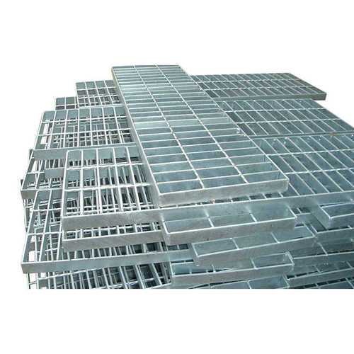 定制不锈钢格栅板电厂排水沟盖板踏步钢格板异形沟盖压焊钢格板