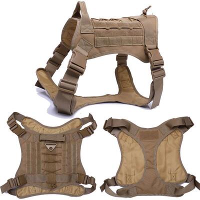 Tactical Dog Harness Military Training K9 Padded Quick Relea