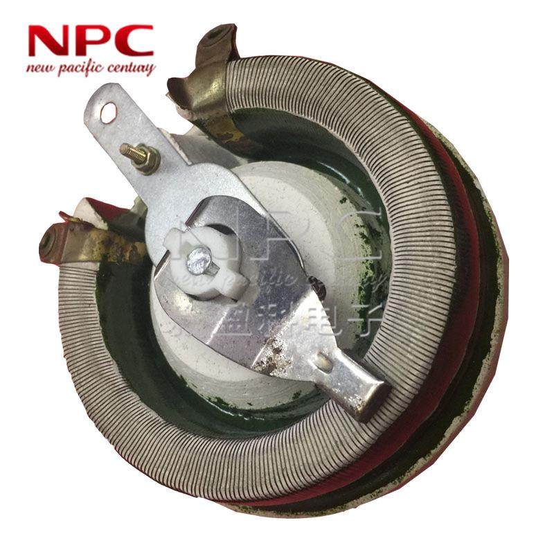 029420W瓷盘电阻RBC1-500W100J55大功率可调滑动圆盘绕线%变阻器