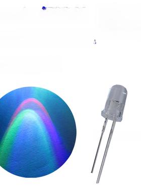 5MM七彩灯珠自动闪烁发光二极管 F5七彩慢闪缓变超高亮 呼吸LED灯
