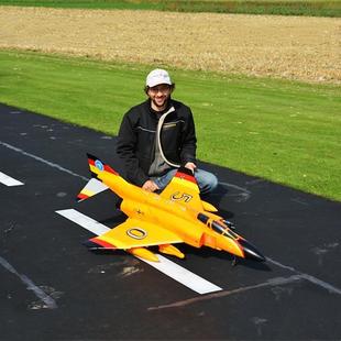 超大号双70mm涵道遥控飞机十二通道特技固定翼航模滑翔机F4战斗机