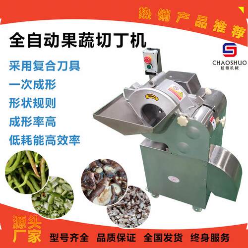 离心切丁机 切丁规格定制离心切丁 微冻肉切丁机 果蔬切丁机