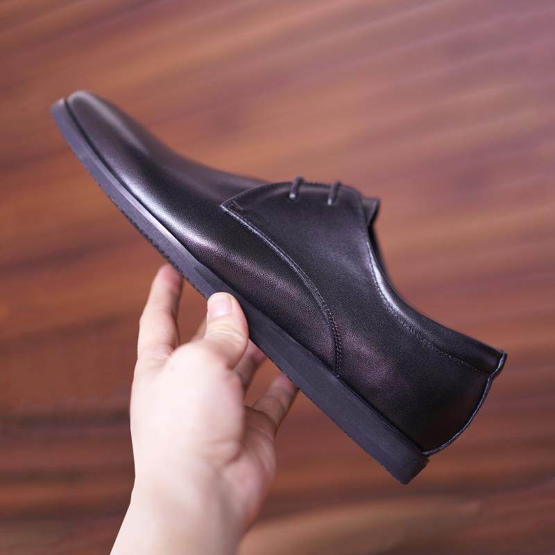 高档男款商务休闲皮平韩版大码纯皮牛皮西装鞋英伦风薄地真底鞋小,流行男鞋,休闲皮鞋,淘宝优惠券,粉丝福利购,淘宝优惠卷