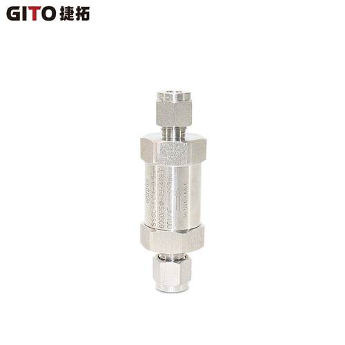 卡套直通过滤器烧结滤芯不锈钢0.5um气体过滤器OD1/4
