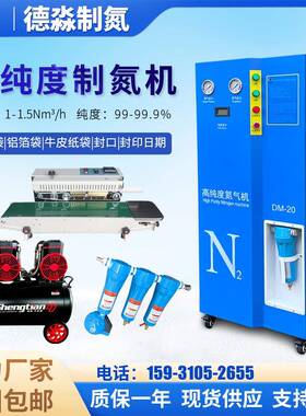 氮气发生器制氮机DM20连续封口固液体计数包装机高纯度氮气机现货