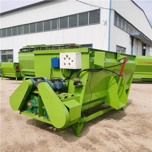 5立方TMR卧式双日料绞龙搅机拌RH-9JGW-养牛喂羊草料揉丝拌机全粮