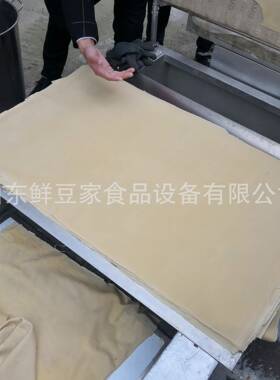 山东厂家豆腐皮机 配套设备切丝机器 豆皮机不锈钢全自动技术厂家