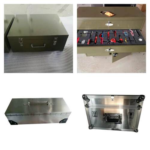定 制不锈钢工具箱 收纳铁皮航空箱加厚金属仪器箱铝合金机箱加工