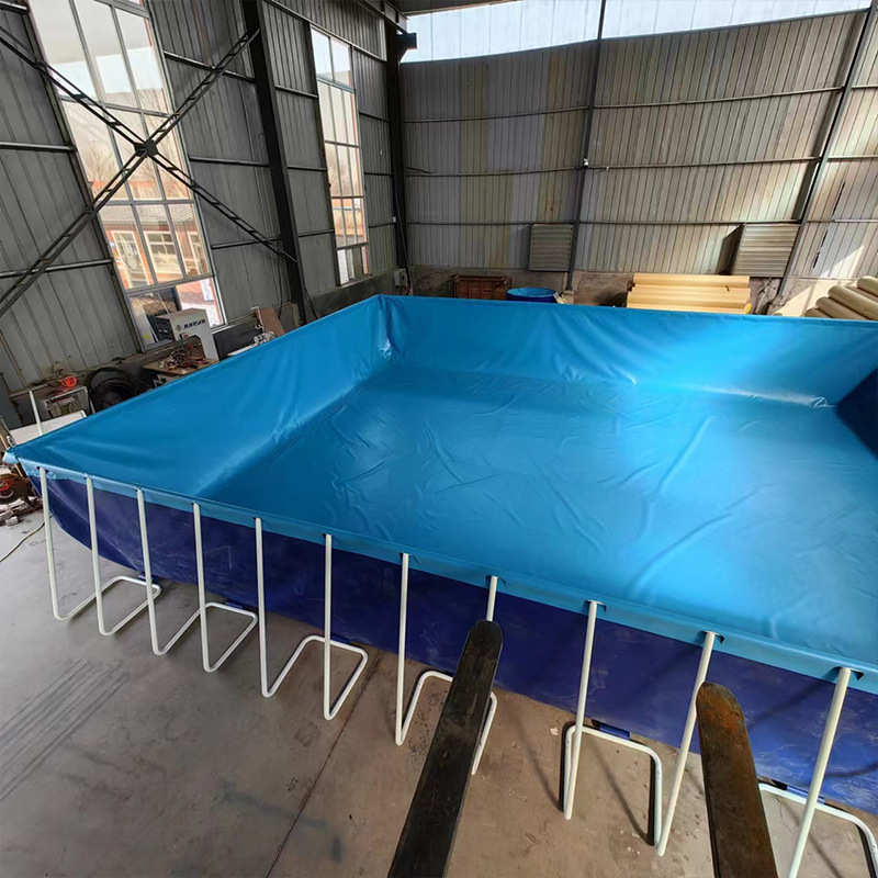 户外大型支架游泳池 加厚儿童支架蓄水池 PVC家用折叠组装游泳池