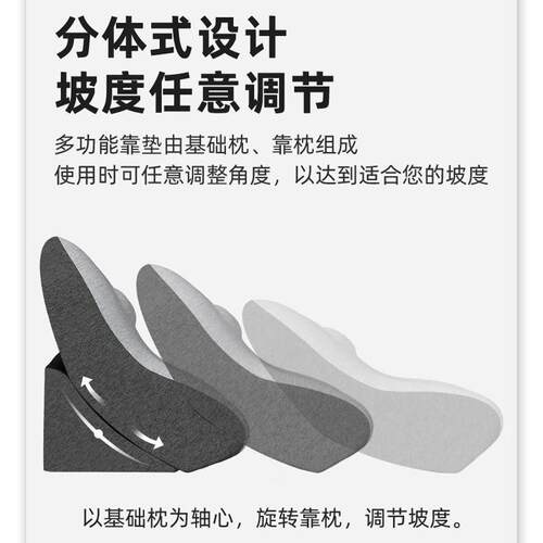 E4C功能床头软靠大垫护腰沙发靠背垫老多人家用床上G2Gyctzc包孕
