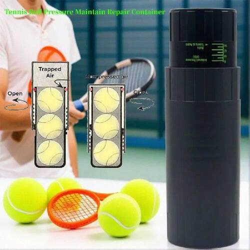 Tennis Ball Pressure Maintain Repair Container For Tennis