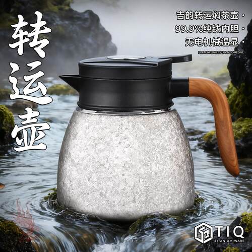 纯钛焖茶壶家用保温壶大容量温显高端闷泡2025新款便携智能泡茶壶