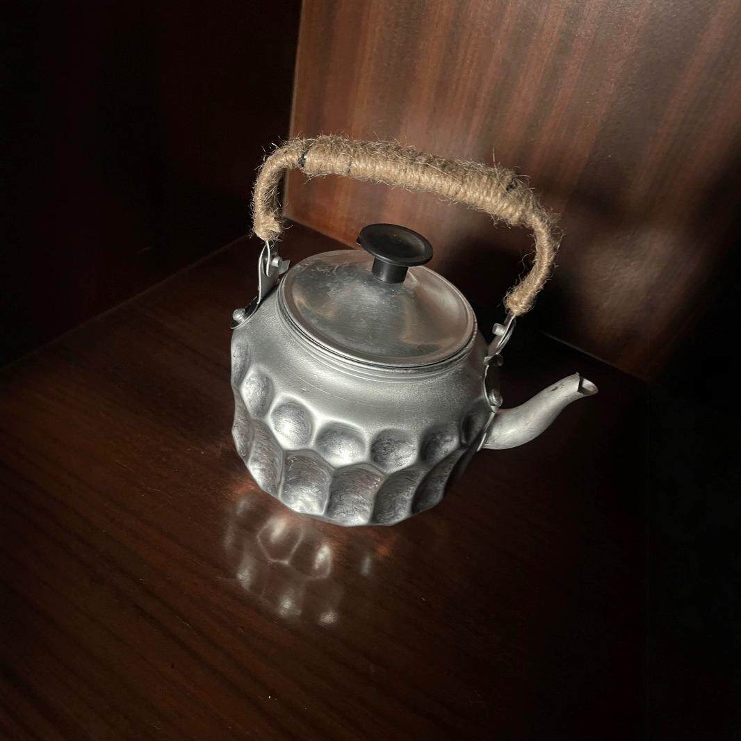 老式铝壶茶壶烧水壶铝制泡茶壶家用户外壶小带过滤网铝手工