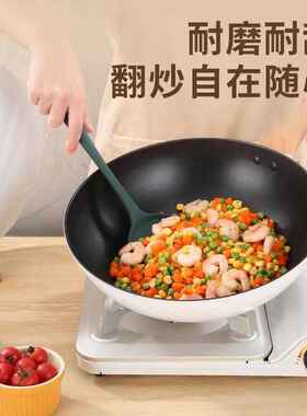 不燃气 贝壳炒锅批发炒菜锅多功能复翰家用底粘乐炒锅礼品通用