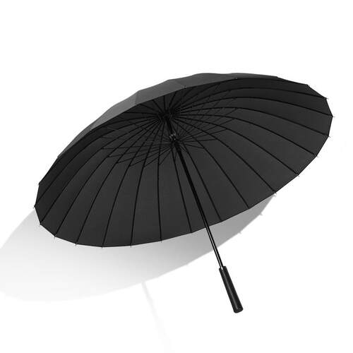 高档美度24骨加大防风雨柄双人暴风伞长男士务直杆晴雨伞商男伞女