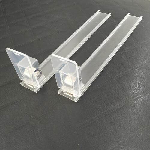 透明推进器亚克力展示架推拉器PMMA陈列展示无边推烟器带弹簧自动