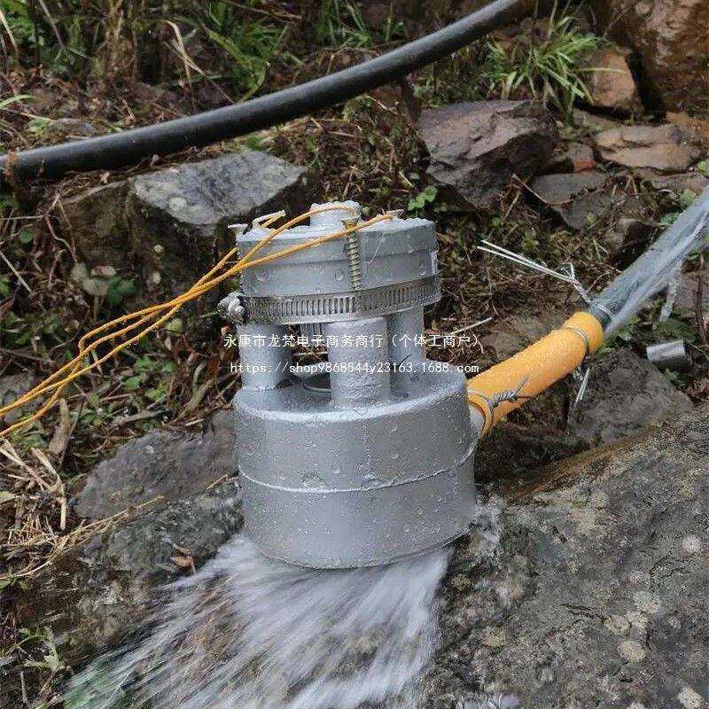 水力发电机家用野外力涡轮300瓦220小型便携式大功率户外试验管道