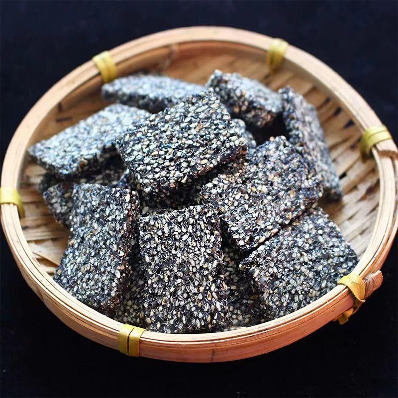黑芝麻糖花生酥孕妇儿童传统手工老式休闲零食糕点心 芝麻片薄片
