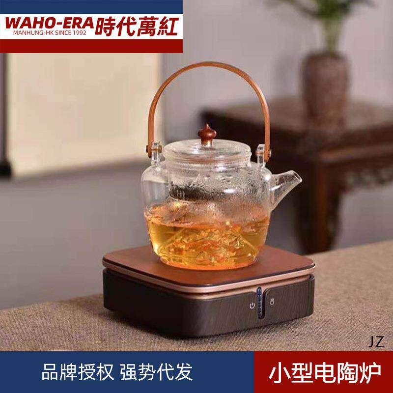 网红电陶炉玻璃煮茶壶耐高温烧水壶茶具家用小型茶炉蒸煮茶器套装