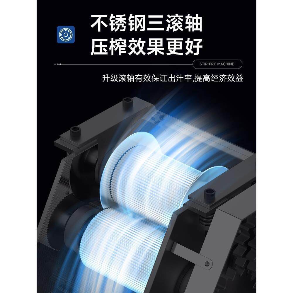 甘榨汁机汁UGD渣分式离商用摆摊台电动压榨不锈式钢蔗立干蔗压汁