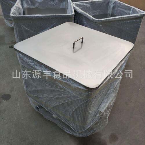 带阀门料桶车带上盖304材质不锈钢肉料车小料车不锈钢200L桶车