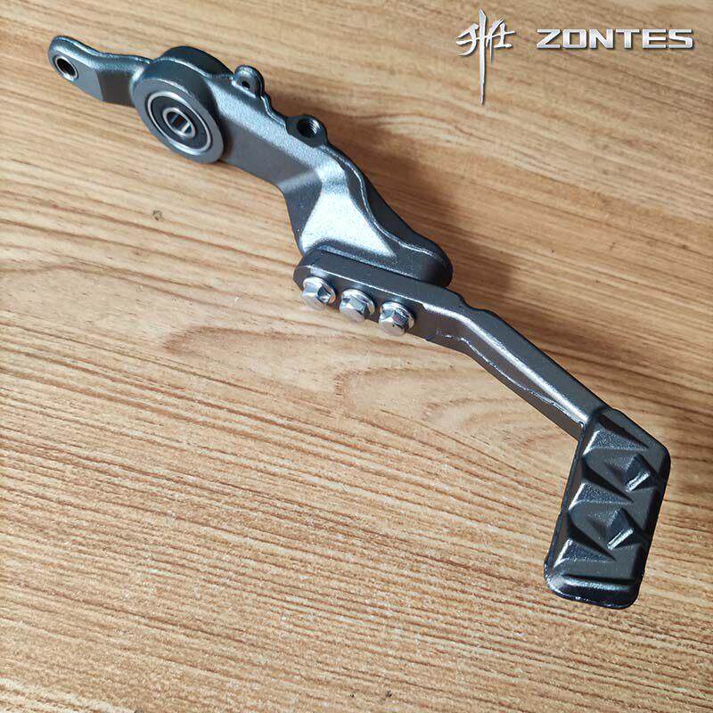 ZT350-GKXRT升仕摩托车后刹车脚踏板制动踏杆后刹调节摇臂配件