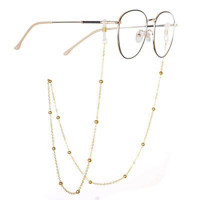 Fashion Woman Sunglasses Chain Cylinder Bead Chain Anti-Fall